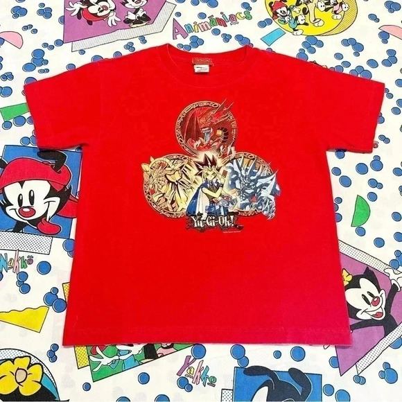 Vintage Kids Yu-Gi-Oh! 1996 Graphic T-Shirt Tee Size YS (6/8) - Picture 2 of 8